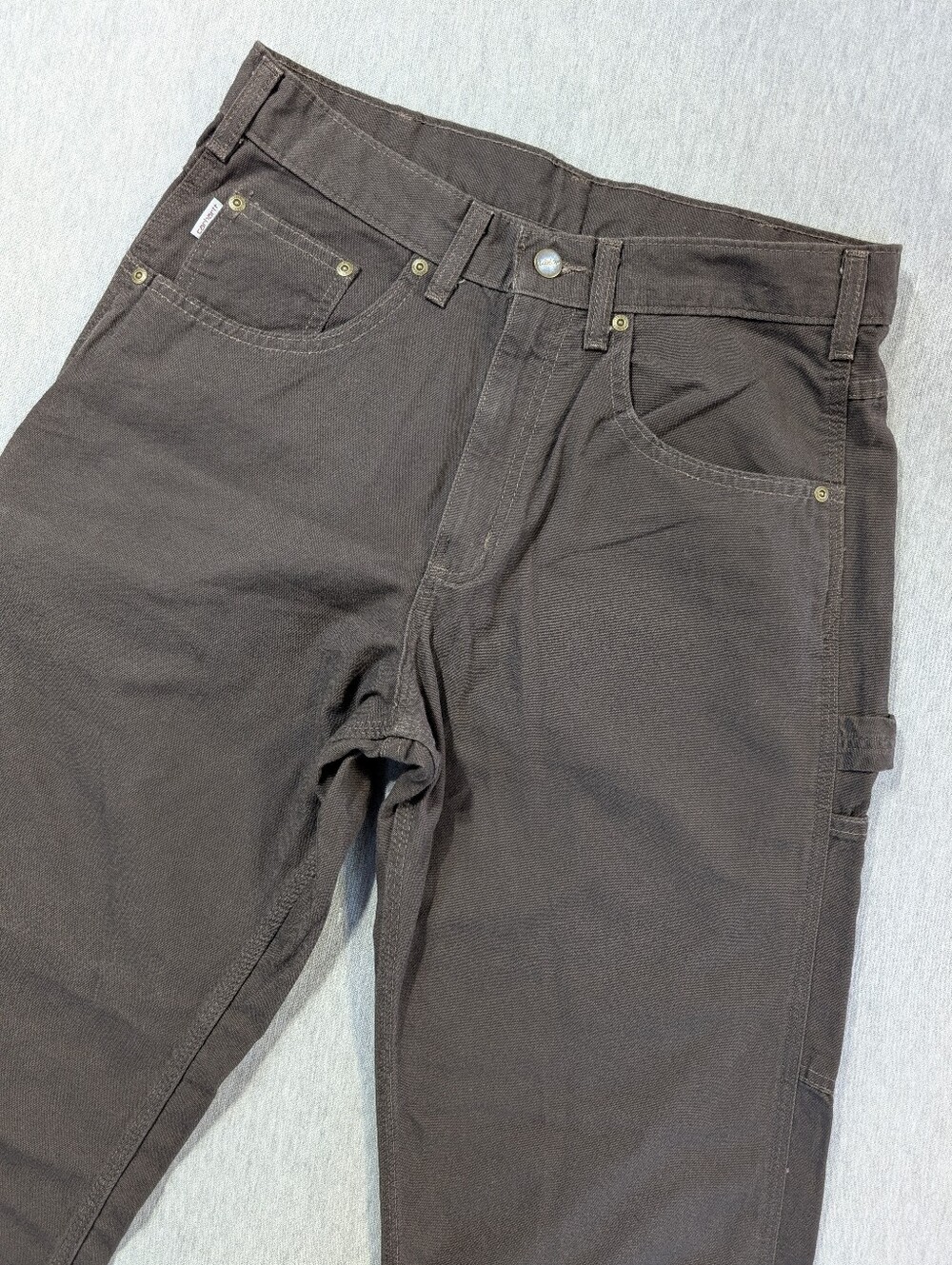Carhartt Loose Original Fit Cotton Canvas Carpenter Pant Men's 32 X 32 Brown NWT